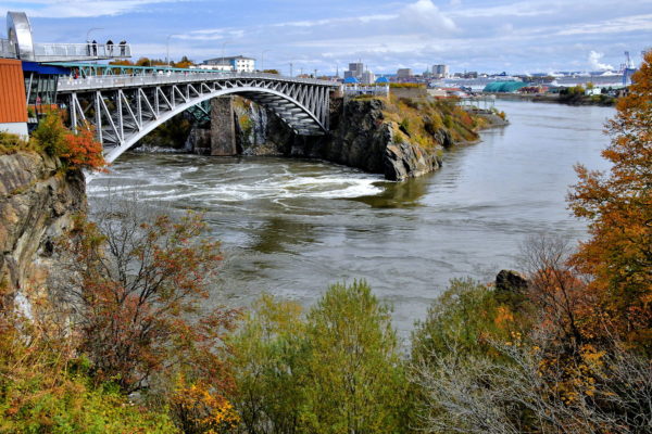Reversing Falls from Wolastoq Park in Saint John, Canada - Encircle Photos