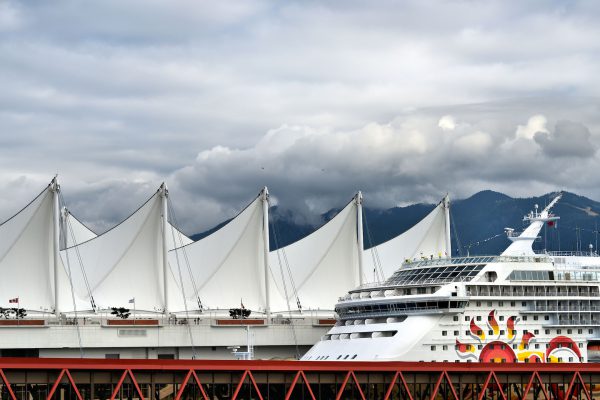 Canada Place’s Sails Roof and Cruise Ship in Vancouver, Canada - Encircle Photos