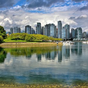 Downtown Skyline from Sutcliffe Park in Vancouver, Canada - Encircle Photos