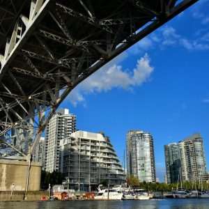 Granville Street Bridge and Downtown Skyline in Vancouver, Canada - Encircle Photos