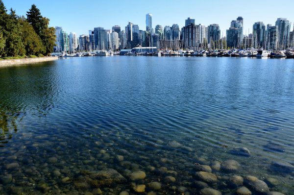 Lost Lagoon with Downtown Skyline in Vancouver, Canada - Encircle Photos