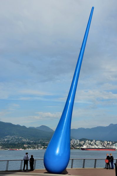 The Drop Sculpture by Inges Idee in Vancouver, Canada - Encircle Photos