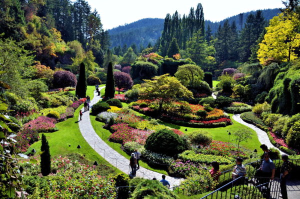 Sunken Garden at Butchart Gardens near Victoria, Canada - Encircle Photos