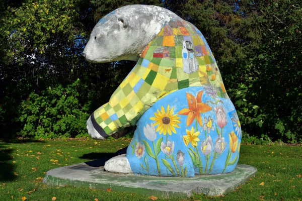 Manitobear Statue in Winnipeg, Canada - Encircle Photos