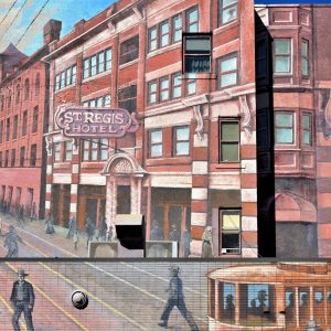 St. Regis Hotel Mural in Winnipeg, Canada - Encircle Photos