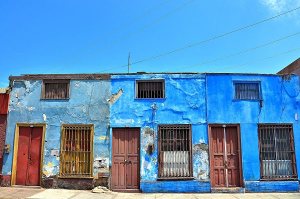 Colorful Old Facades in Arica, Chile - Encircle Photos