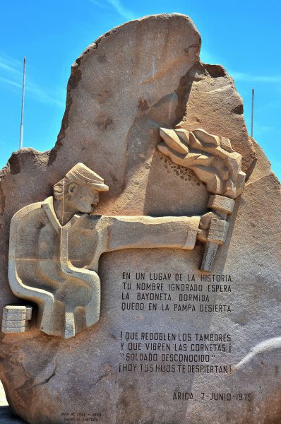 Tomb of Unknown Soldier in Arica, Chile - Encircle Photos