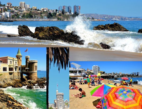 Viña del Mar, Chile Composite of Four Photos - Encircle Photos