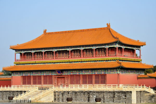 Belvedere of Embodying Benevolence at Forbidden City in Beijing, China - Encircle Photos