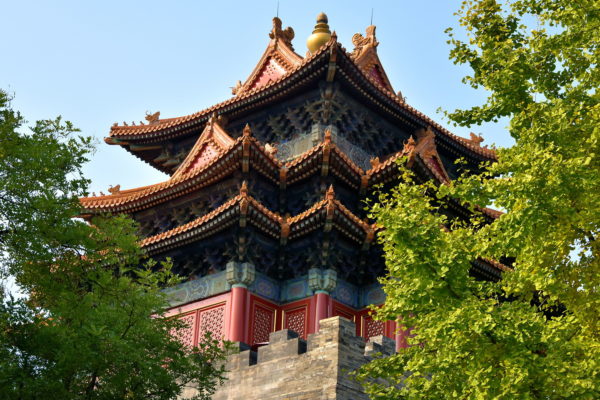 Southeast Corner Tower at Forbidden City in Beijing, China - Encircle Photos