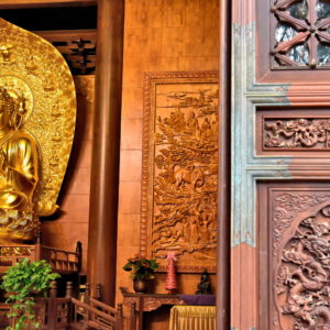 Maitreya Sculpture at Daci’en Temple in Xi’an, China - Encircle Photos