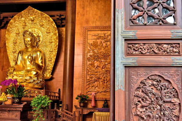 Maitreya Sculpture at Daci’en Temple in Xi’an, China - Encircle Photos