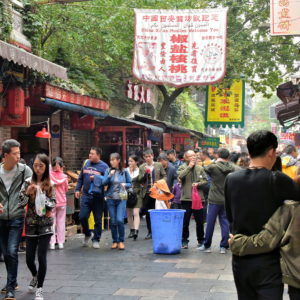Crowd Exploring the Muslim Quarter in Xi’an, China - Encircle Photos