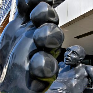Bigfoot Statue in Bocagrande, Cartagena, Colombia - Encircle Photos