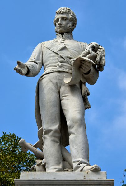 José Fernández Madrid Statue in Old Town, Cartagena, Colombia - Encircle Photos