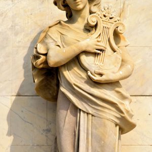 Terpsichore Playing Lyre in Old Town, Cartagena, Colombia - Encircle Photos