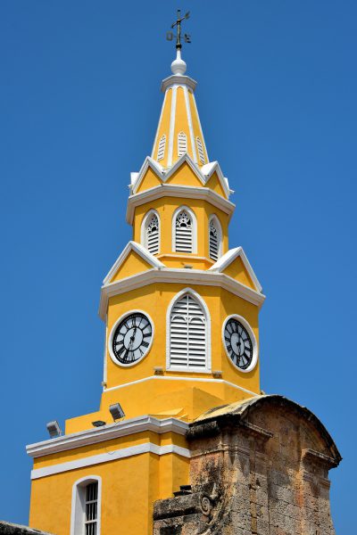 Torre del Reloj in Old Town, Cartagena, Colombia - Encircle Photos