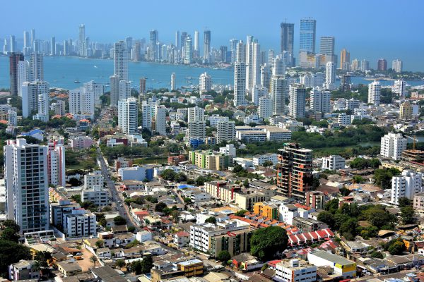 Panoramic View of High-rises in Cartagena, Colombia - Encircle Photos