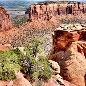 Grand View Overlook of Monoliths at Colorado National Monument, Colorado - Encircle Photos
