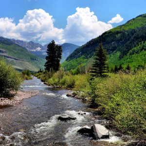 Gore Creek Running through Vail, Colorado - Encircle Photos