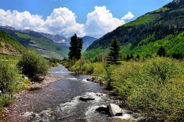 Gore Creek Running through Vail, Colorado - Encircle Photos