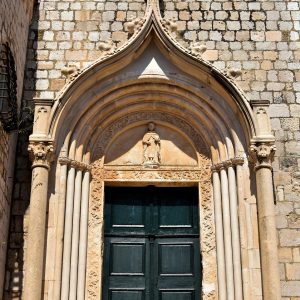 Southern Portal of Dominican Monastery in Dubrovnik, Croatia - Encircle Photos
