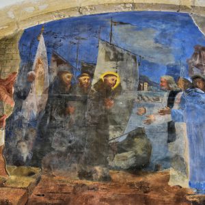 Franciscan Monastery Fresco in Dubrovnik, Croatia - Encircle Photos