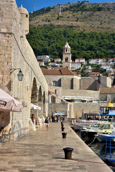 Quay along Old Port in Dubrovnik, Croatia - Encircle Photos