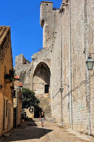 Peline Street along Base of Northern Wall in Dubrovnik, Croatia - Encircle Photos