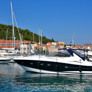 Small Boat Harbor in Korčula, Croatia - Encircle Photos