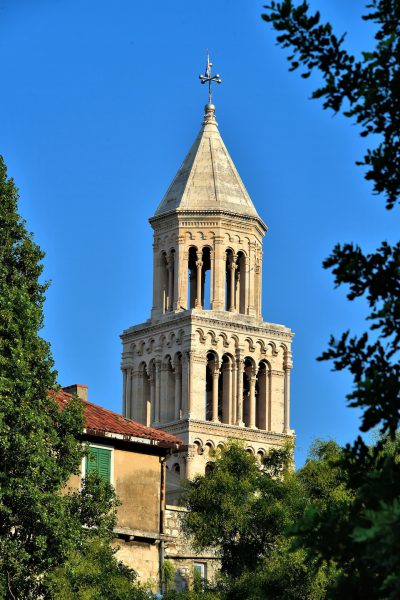 Symbolic Bell Tower next to Saint Domnius Cathedral in Split, Croatia - Encircle Photos