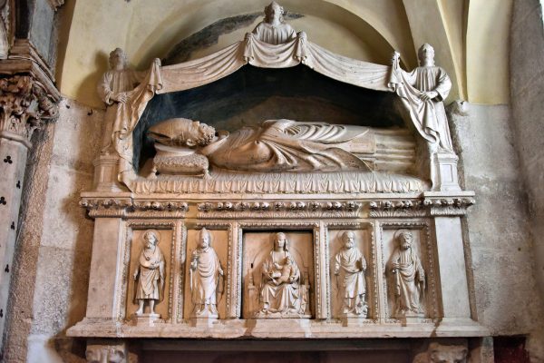 Arnir Sarcophagus inside Cathedral of Saint Domnius in Split, Croatia - Encircle Photos