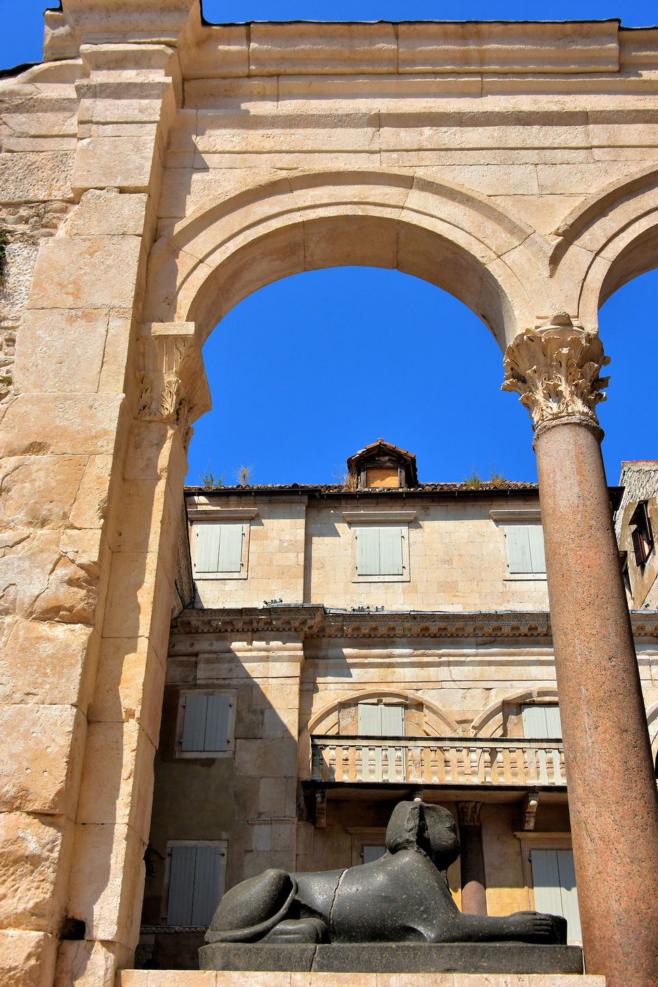 3,500 Year Old Egyptian Sphinx in Split, Croatia - Encircle Photos