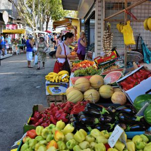 Women Shopping at Green Market in Split, Croatia - Encircle Photos