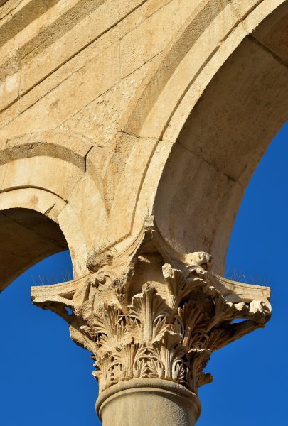 Column Capital at Peristyle in Split, Croatia - Encircle Photos
