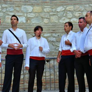 Cappella Singers Performing inside The Vestibule in Split, Croatia - Encircle Photos