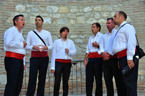 Cappella Singers Performing inside The Vestibule in Split, Croatia - Encircle Photos