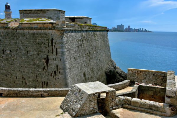 Promontory and Defense Wall of El Morro in Havana, Cuba - Encircle Photos