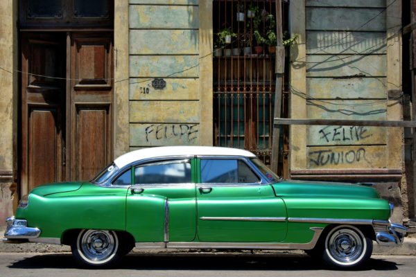 Vintage Cars are Taxis in Havana, Cuba - Encircle Photos