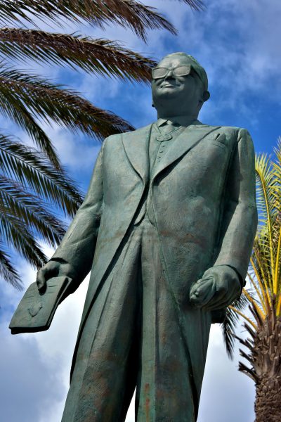 Dr. Efrain Jonchkeer Statue in Otrobanda, Westside of Willemstad, Curaçao - Encircle Photos