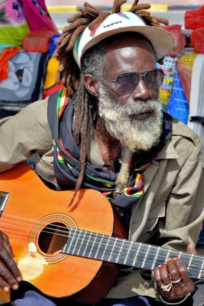 Male Guitarist in Otrobanda, Westside of Willemstad, Curaçao - Encircle Photos