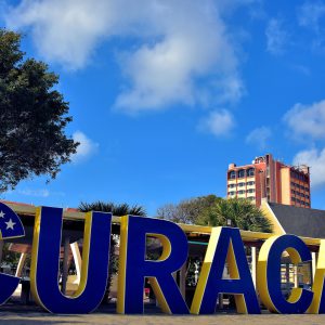 Curaçao Sign in Punda, Eastside of Willemstad, Curaçao - Encircle Photos