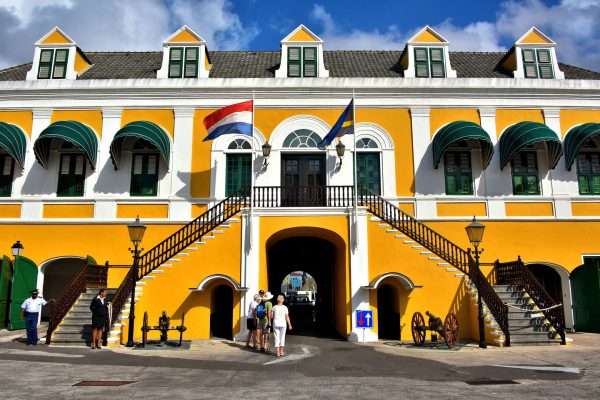 Fort Amsterdam Inner Courtyard in Punda, Eastside of Willemstad, Curaçao - Encircle Photos