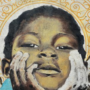 Urban Angel Mural in Punda, Eastside of Willemstad, Curaçao - Encircle Photos