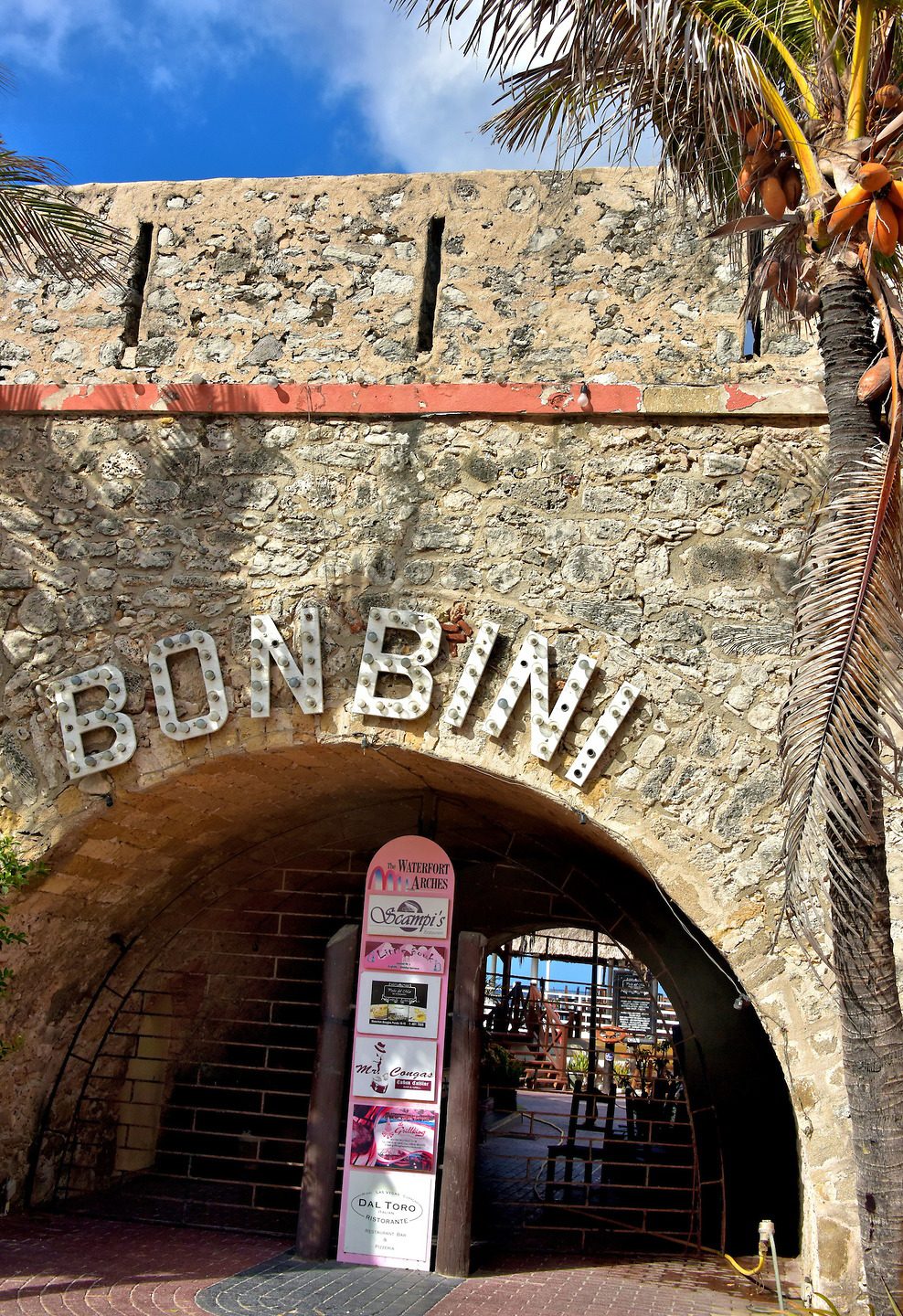 Waterfort Terrace in Punda, Eastside of Willemstad, Curaçao - Encircle Photos