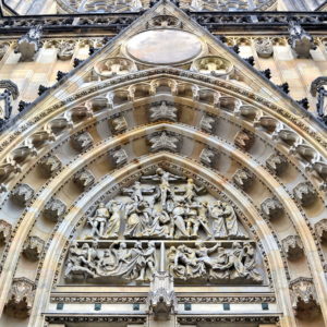 St. Vitus Cathedral Tympanum at Prague Castle in Prague, Czech Republic - Encircle Photos