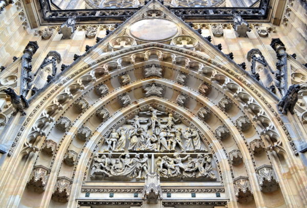 St. Vitus Cathedral Tympanum at Prague Castle in Prague, Czech Republic - Encircle Photos