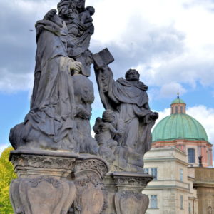 Madonna Statue on Charles Bridge in Prague, Czech Republic - Encircle Photos