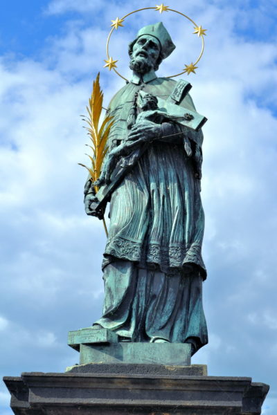St. John of Nepomuk Statue on Charles Bridge in Prague, Czech Republic - Encircle Photos