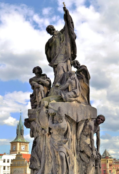 St. Xavier Statue on Charles Bridge in Prague, Czech Republic - Encircle Photos